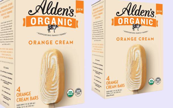 Alden’s Organic introduces orange-flavoured ice cream bars