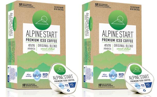 Alpine Start iced coffee available in Lavit office water coolers