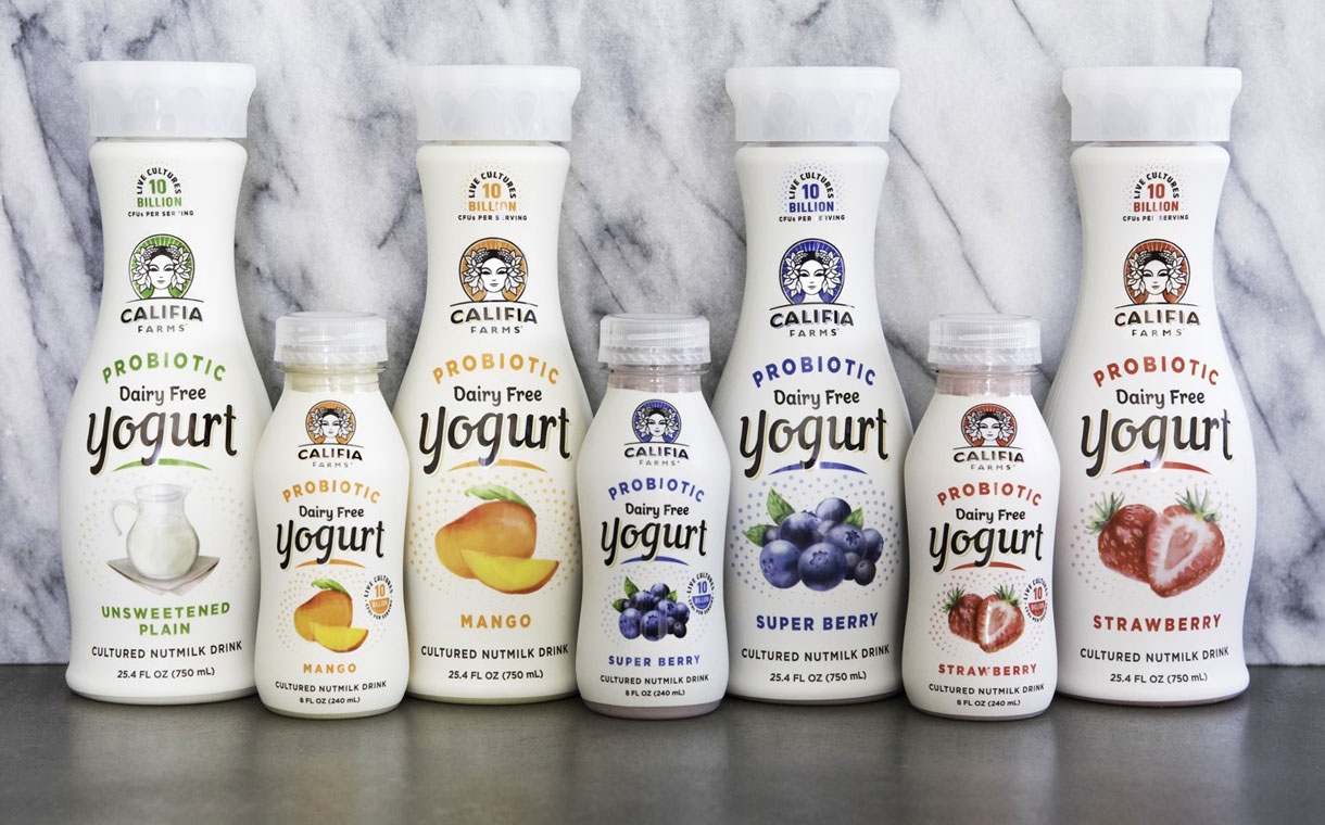 Califia Farms unveils dairy-free probiotic yogurt drinks