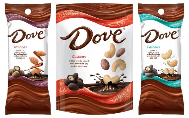 Mars introduces Dove chocolate-covered cashews and almonds
