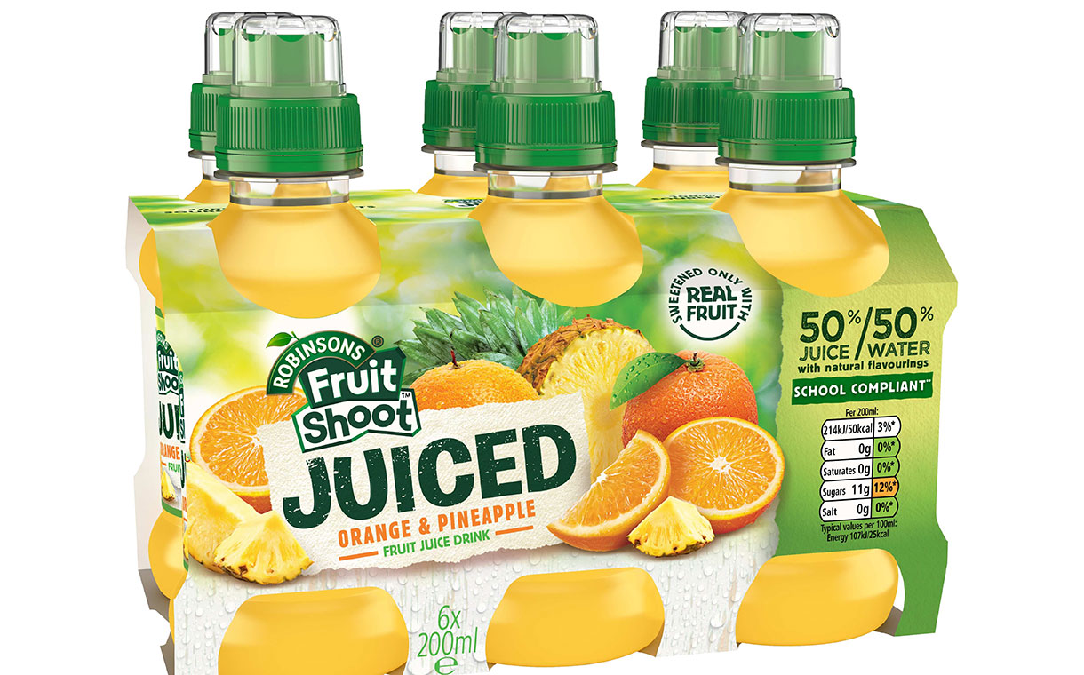 Britvic launches Robinsons Fruit Shoot Juiced range for children