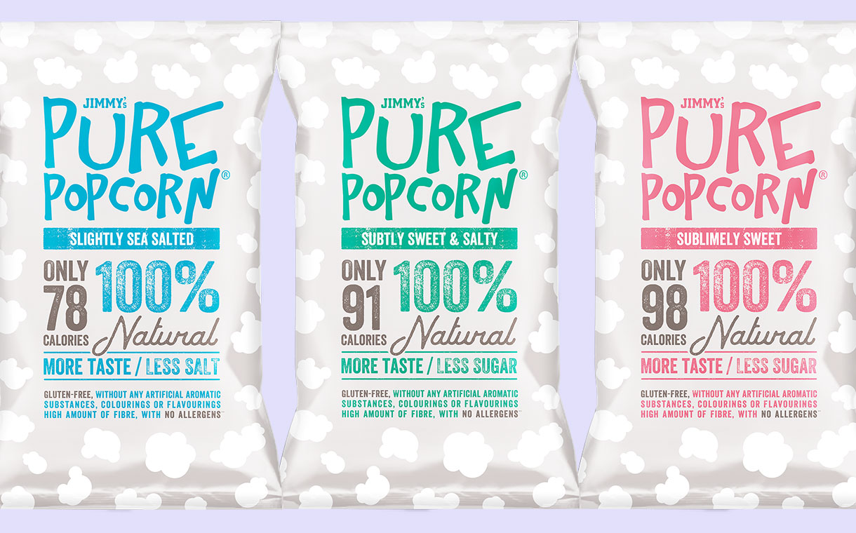 Jimmy’s expands Pure Popcorn portfolio with new impulse bags