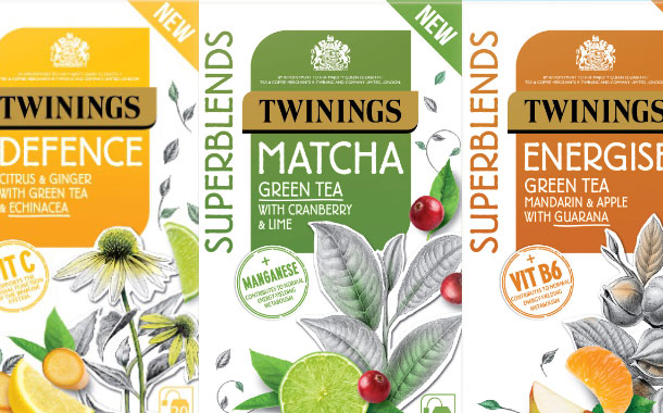 Twinings unveils seven-strong range of green teas and infusions