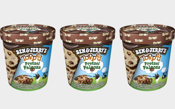 Ben & Jerry's expands its Topped range with new pretzel flavour