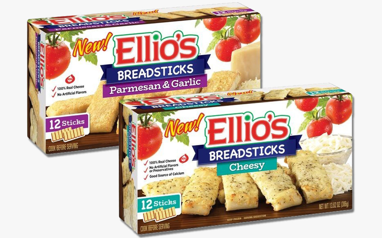 Dr. Oekter's Ellio's brand unveils new breadstick range