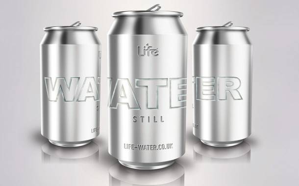 Life Water to launch 'UK's first' zero-plastic canned spring water