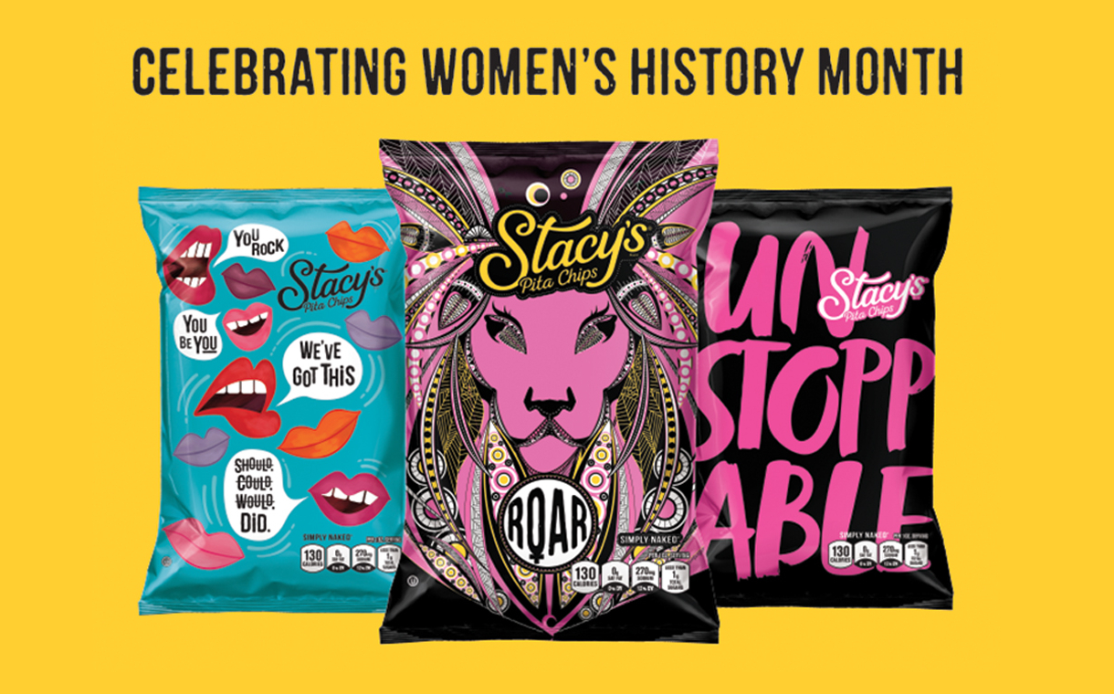 PepsiCo supports gender equality with Stacy's Pita Chips redesign
