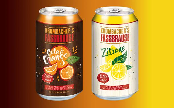 Ardagh creates matte design for Krombacher's Fassbrause cans