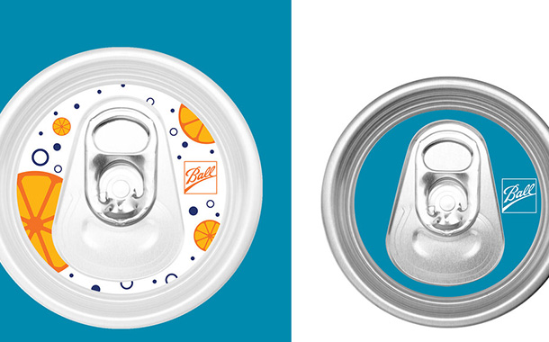 Ball Corporation’s new aluminium cans allow for branding on lids