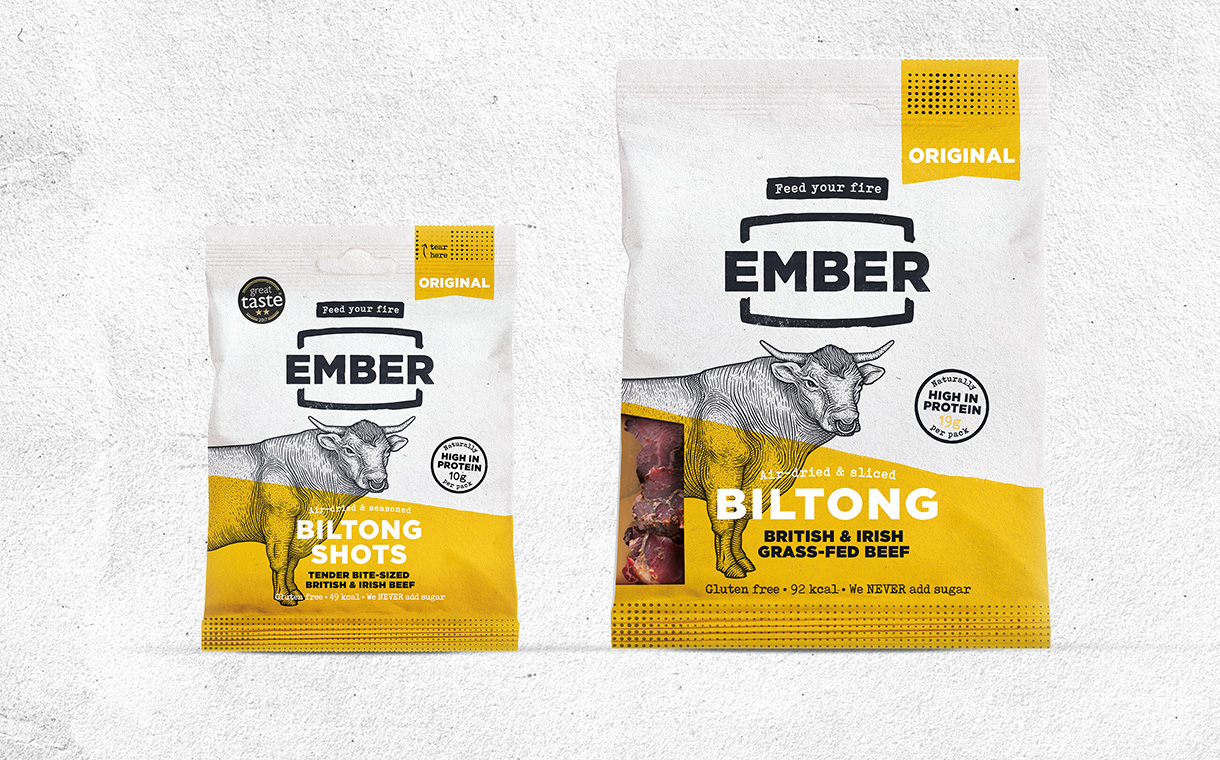 Ember releases two high-protein biltong snacks for the UK market