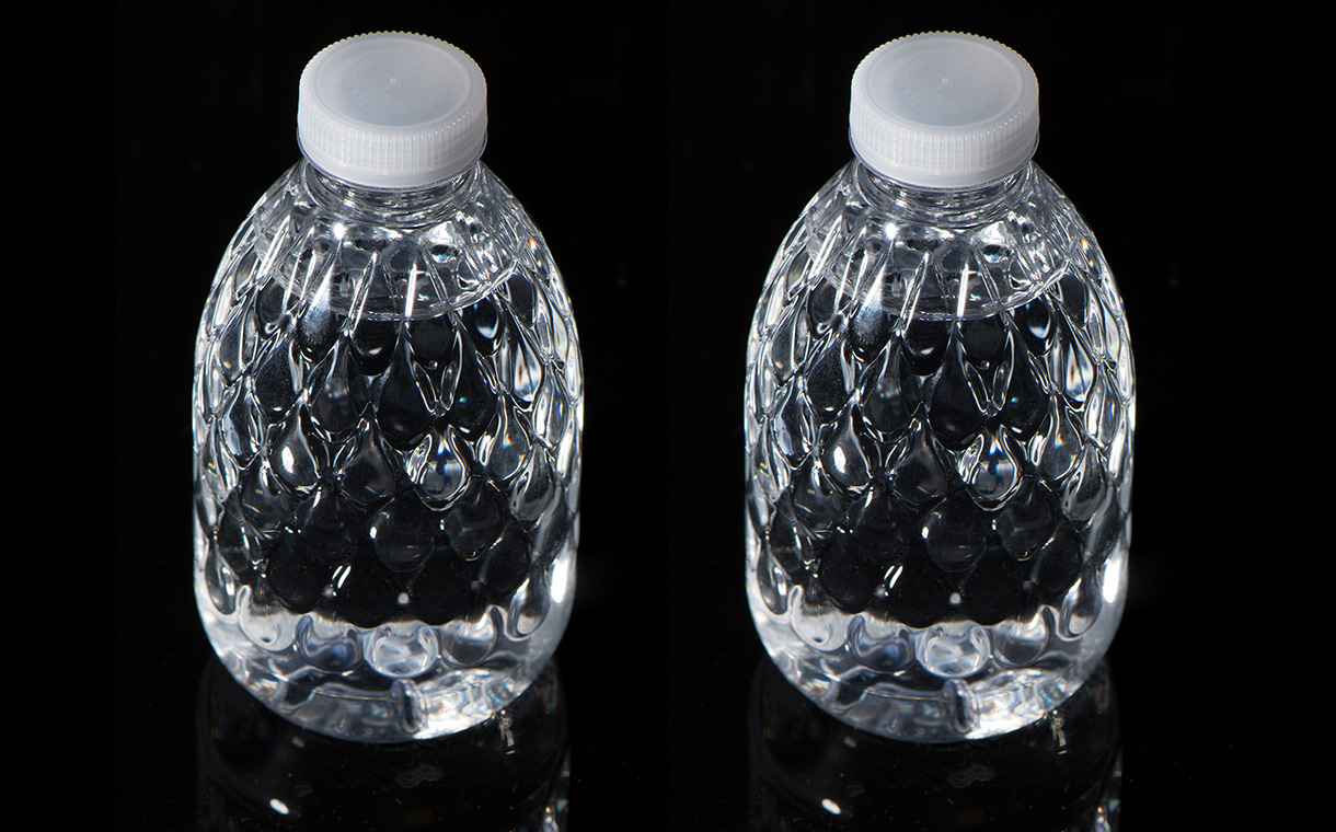 Krones unveils 200ml droplet-shaped bottle for use on airlines