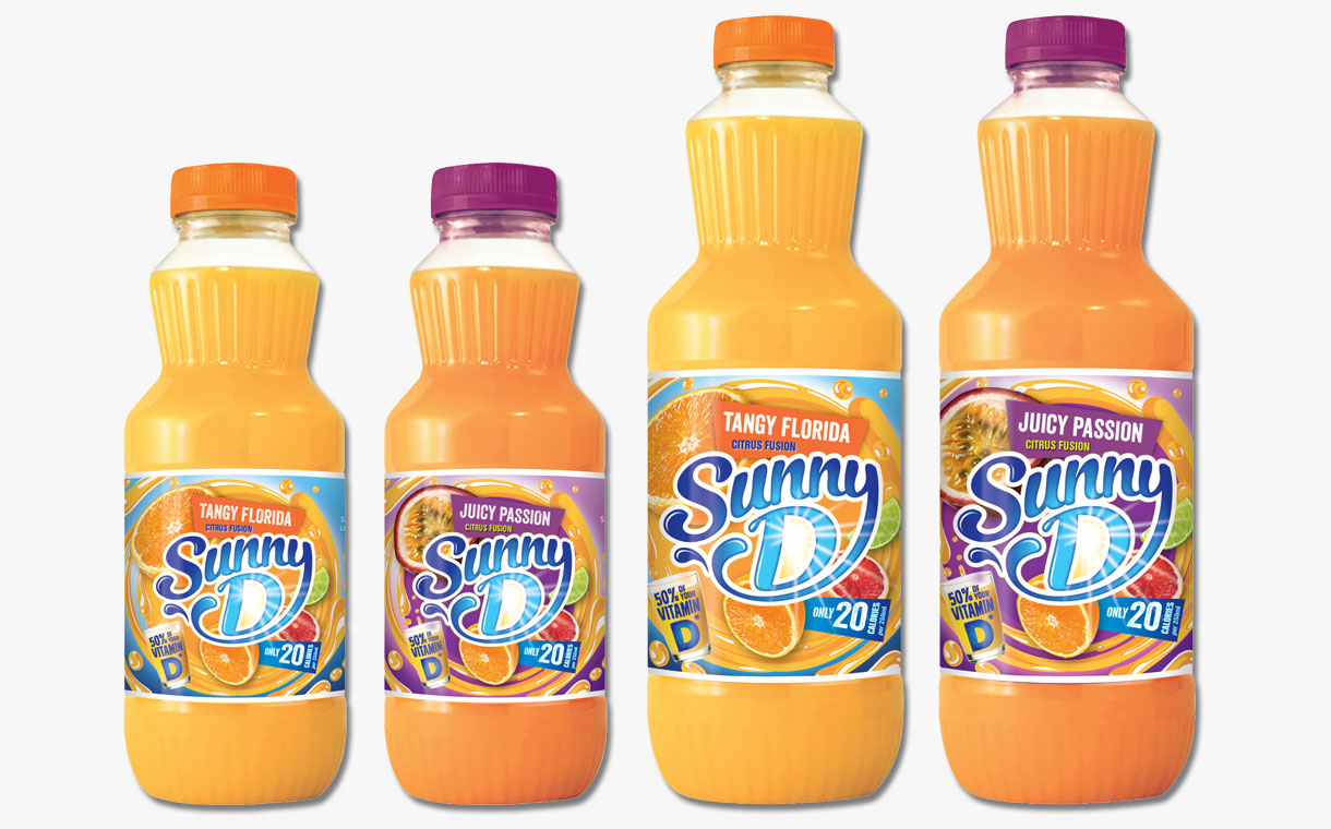 Refresco's Sunny D unveils two no added sugar juices