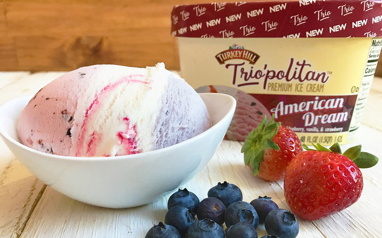 Turkey Hill unveils Trio'politan range of ice creams in the US