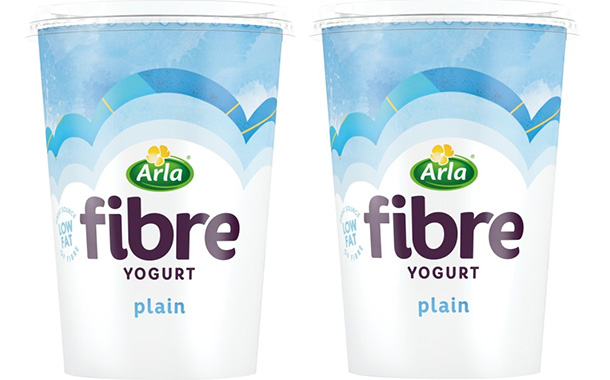 Arla boosts its Fibre yogurt line with addition of plain variant