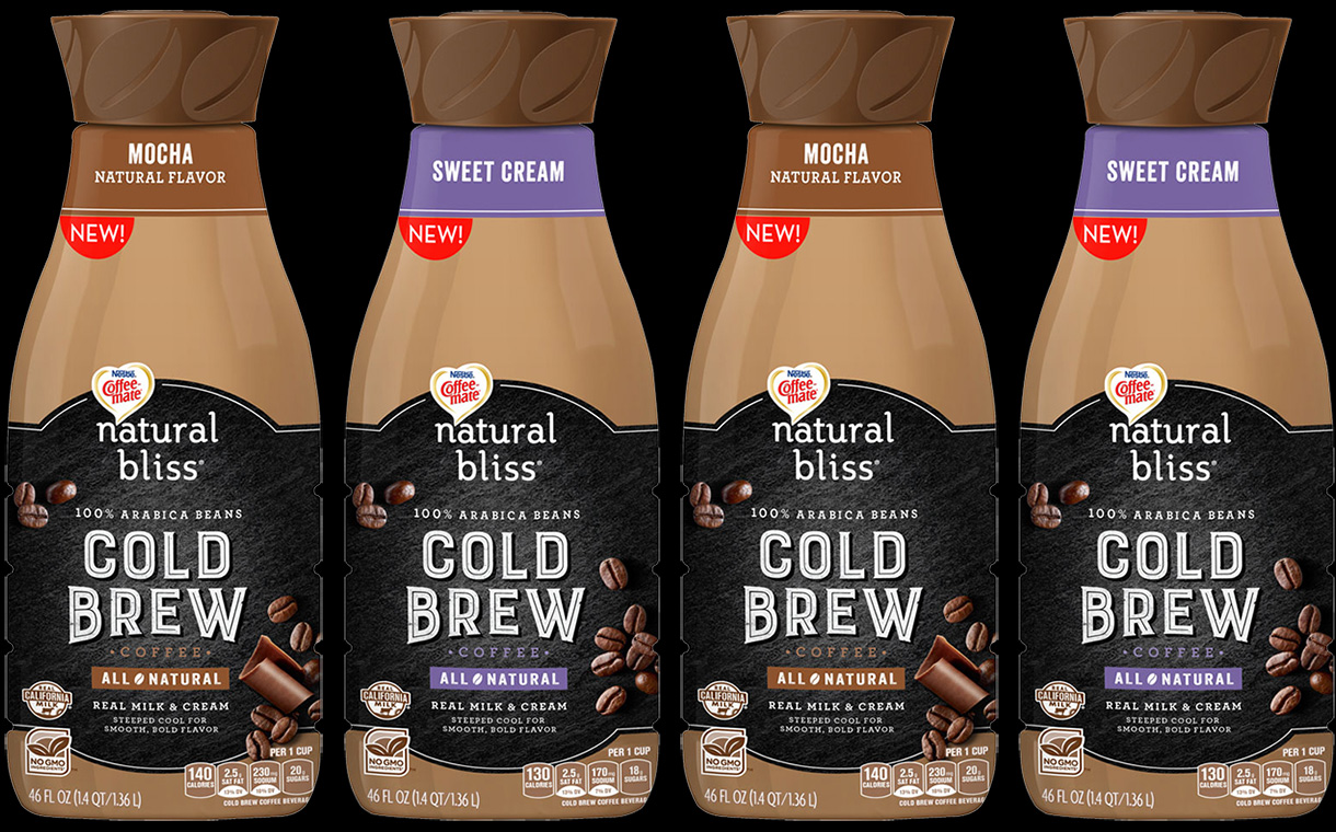 Nestlé's Coffee-Mate launches Natural Bliss cold brew coffees - FoodBev  Media