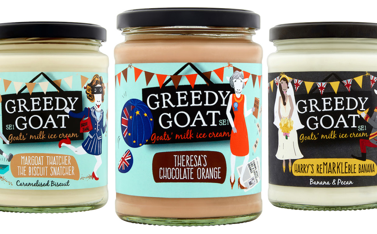 Компания Greedy Goat популяризирует мороженое на козьем молоке