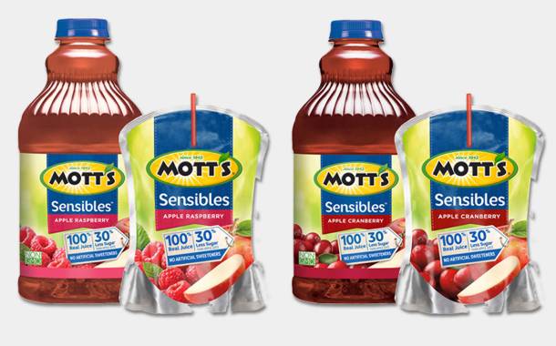 Dr Pepper's Mott's brand releases new low-sugar juices