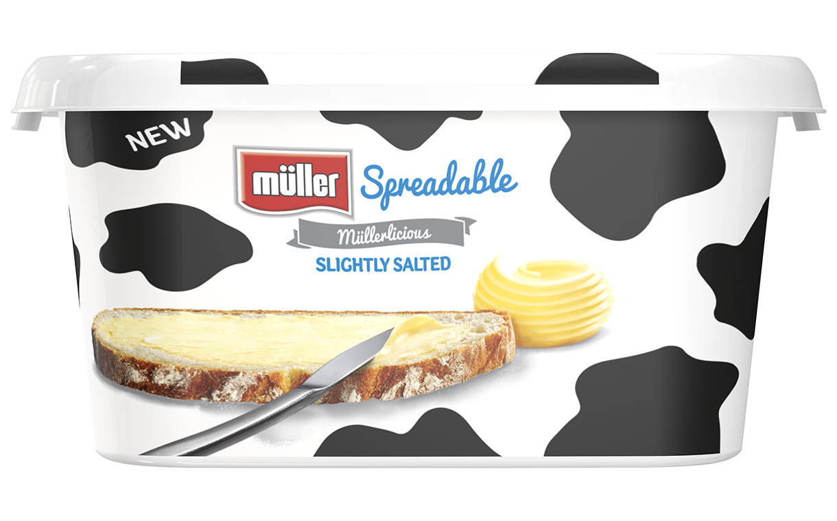 Müller releases its first branded butter spread in the UK