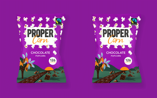 Propercorn releases new chocolate-flavoured popcorn