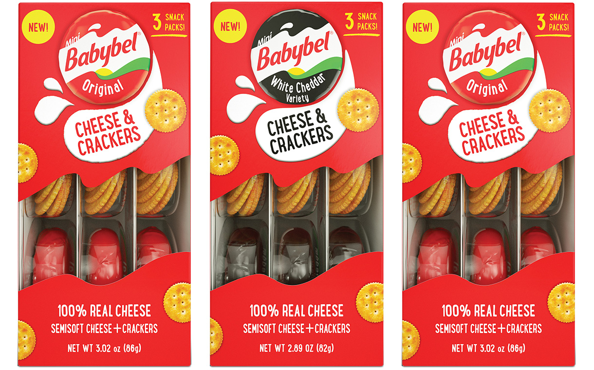 Babybel boosts in snack offering with new Cheese & Crackers line