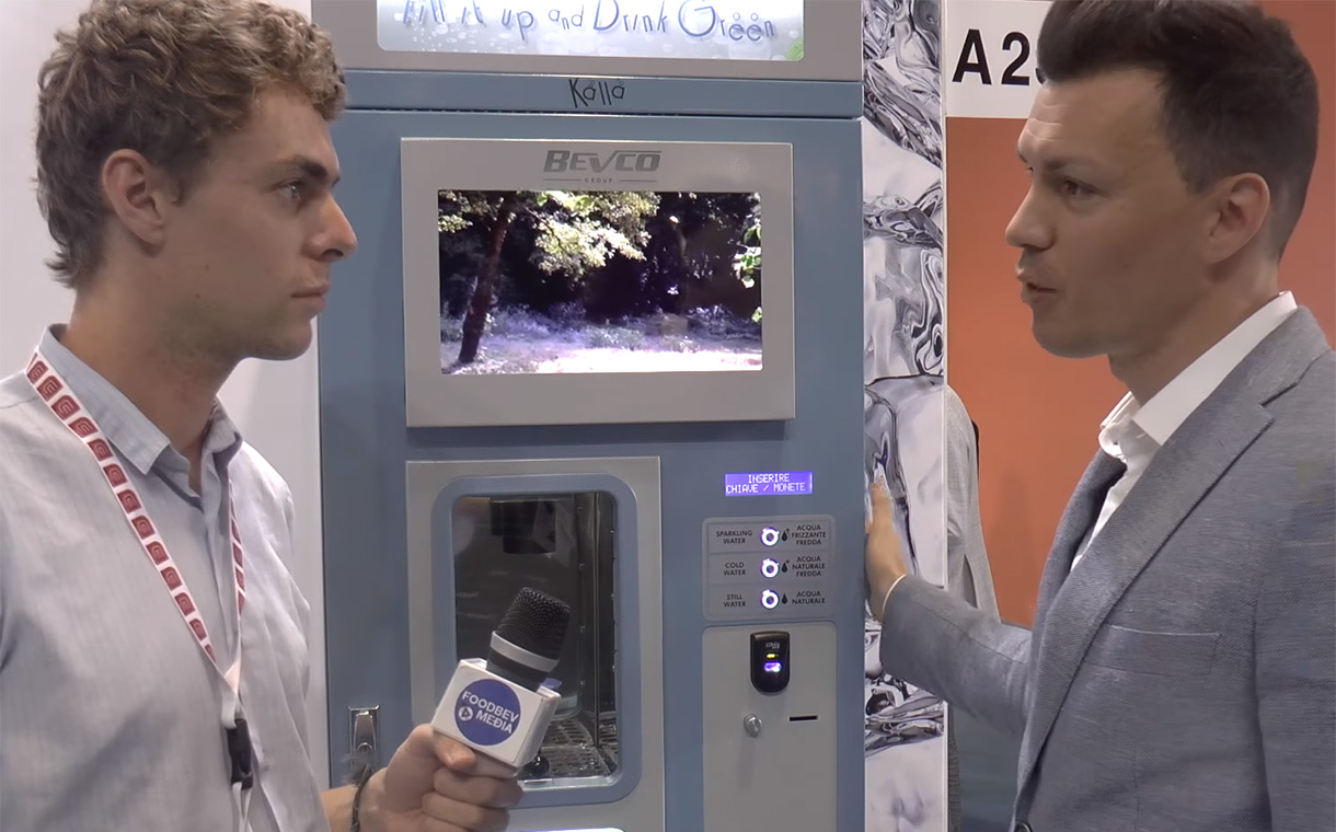 Interview: Bevco showcases new public water dispensing system