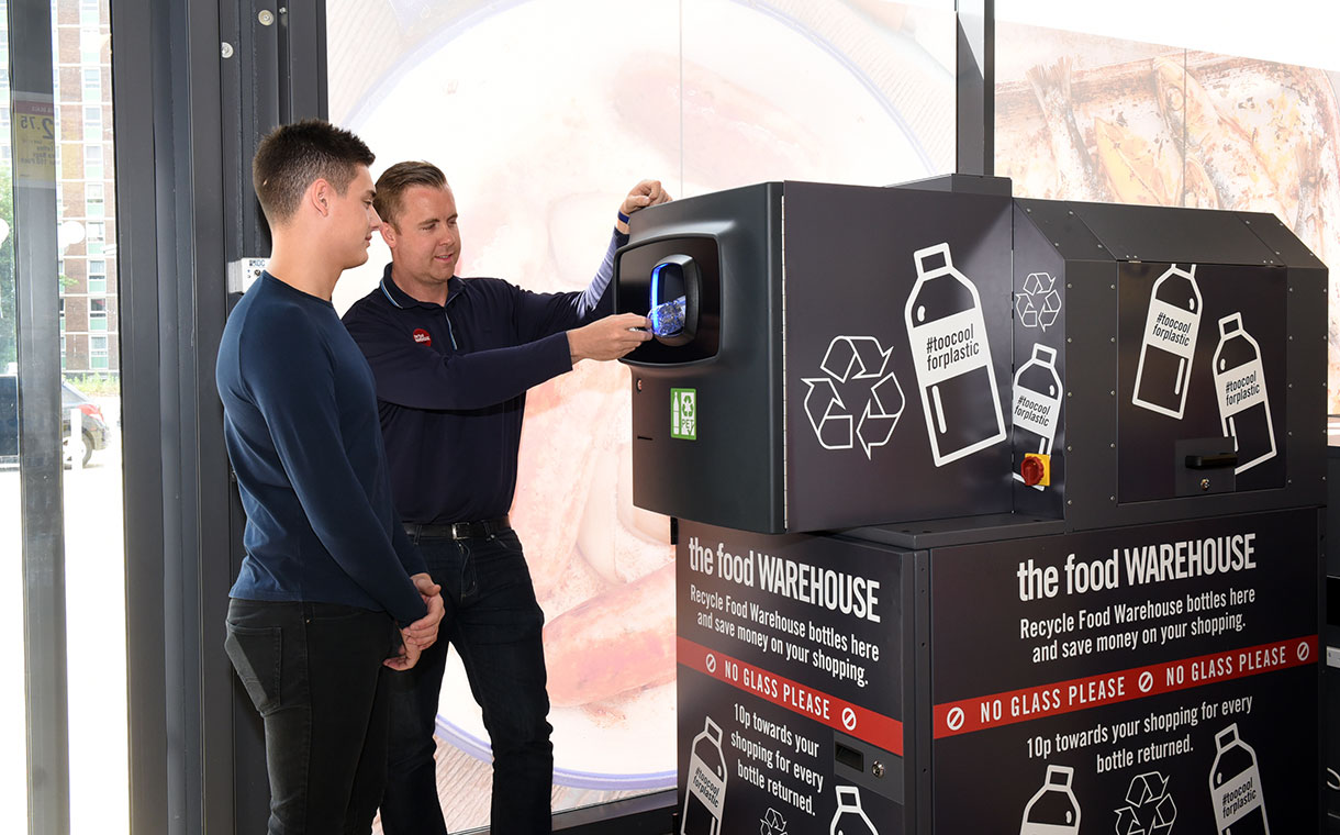 Iceland extends reverse vending machine trial in the UK