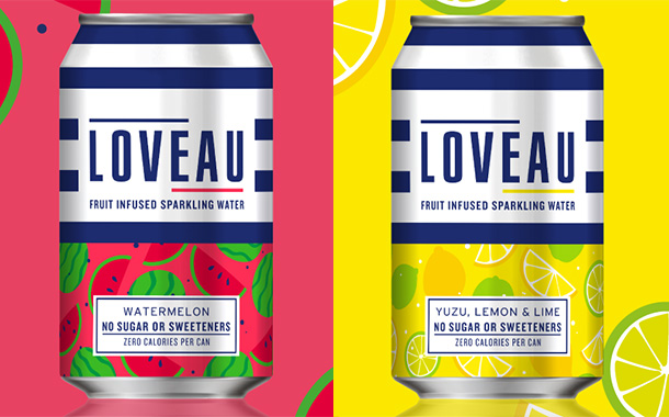 Loveau unveils three-strong line of flavoured sparkling waters