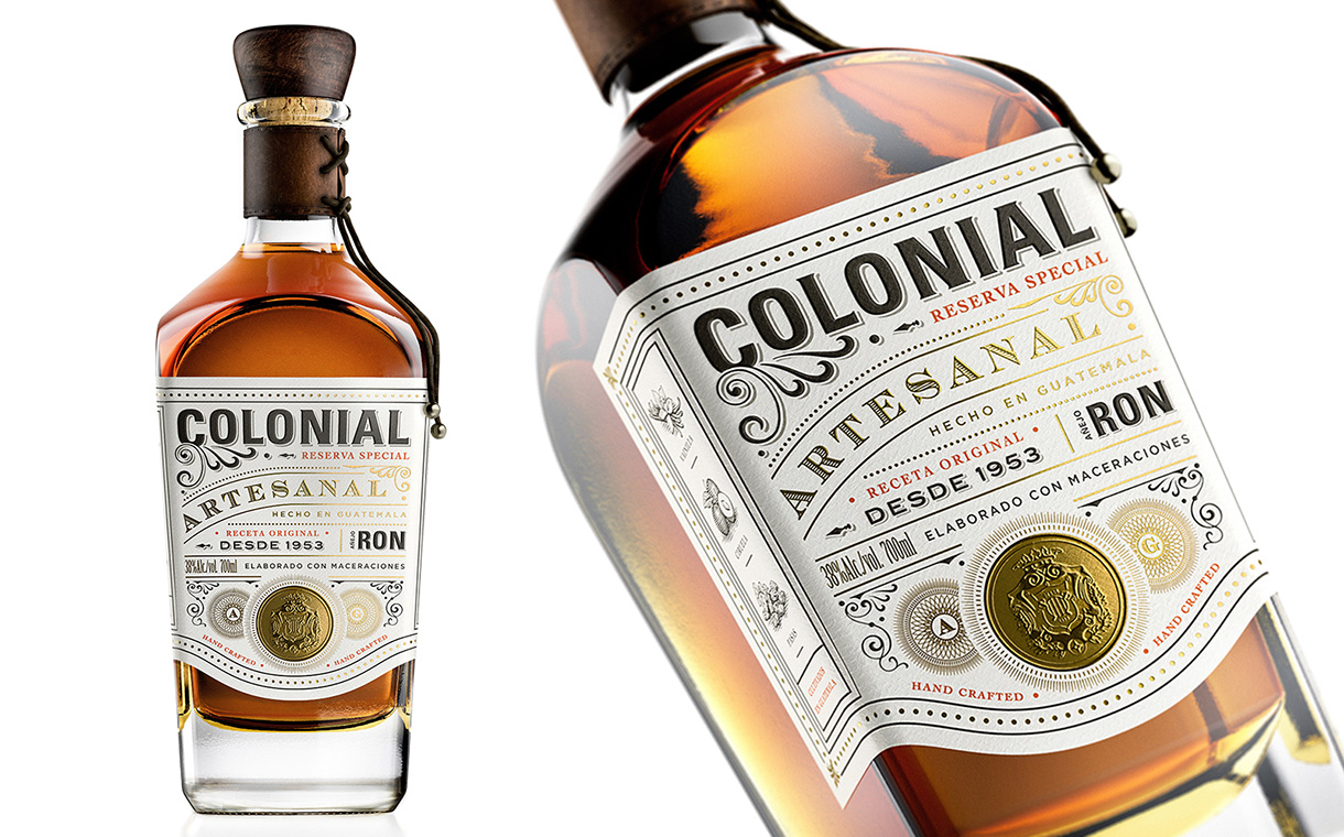 Guatemalan rum brand Ron Colonial gets new visual identity