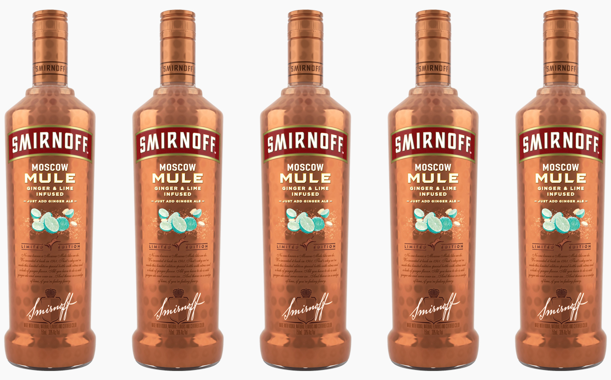 Smirnoff unveils limited edition Moscow Mule vodka