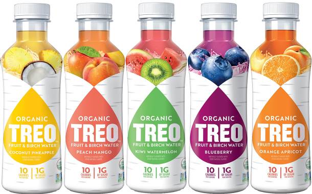 Birch water brand Treo adds new flavours and redesigns packaging