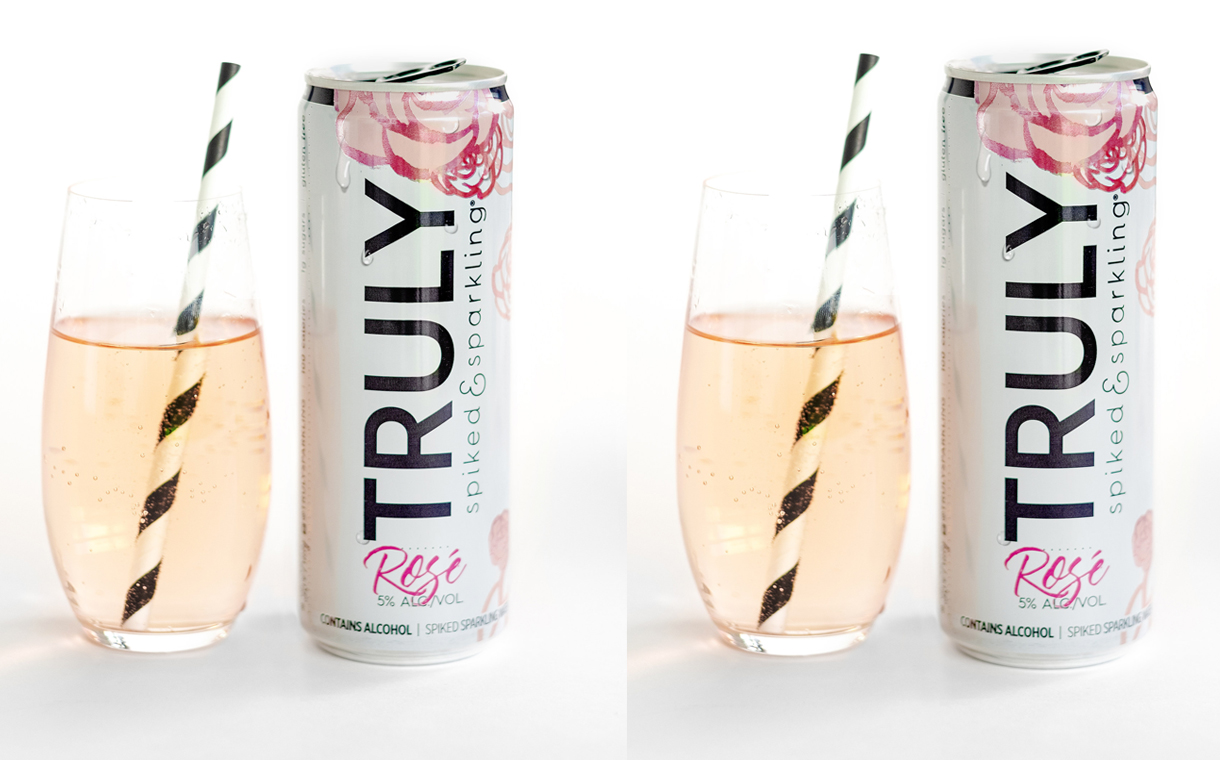 Truly releases 'spiked' rosé-flavoured sparkling water
