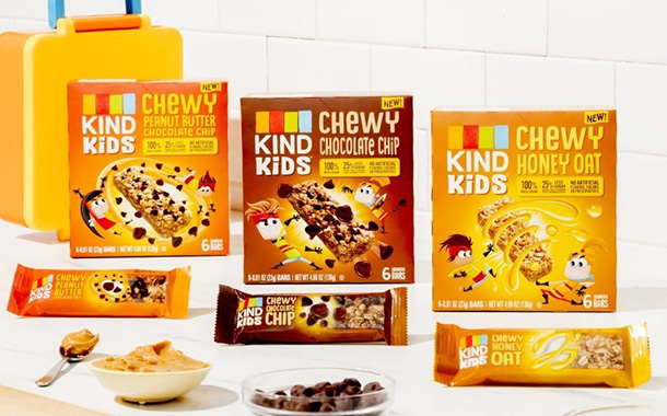 Kind launches chewy granola bar range for children’s lunchboxes