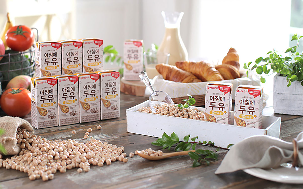 SIG's Heat&Go carton used for new soy milk drink in South Korea