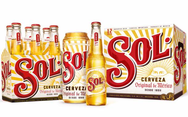 Sol beer gets updated packaging to highlight its Mexican heritage