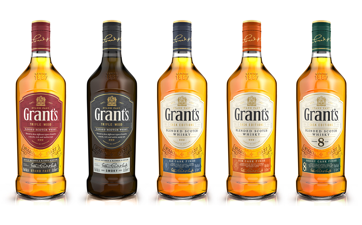 Whisky brand Grant’s heralds global packaging redesign