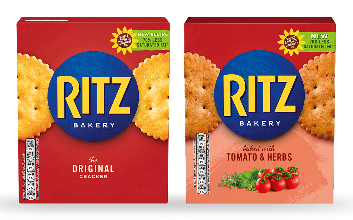 Cracker brand Ritz trades up on flavour as it cuts saturated fat
