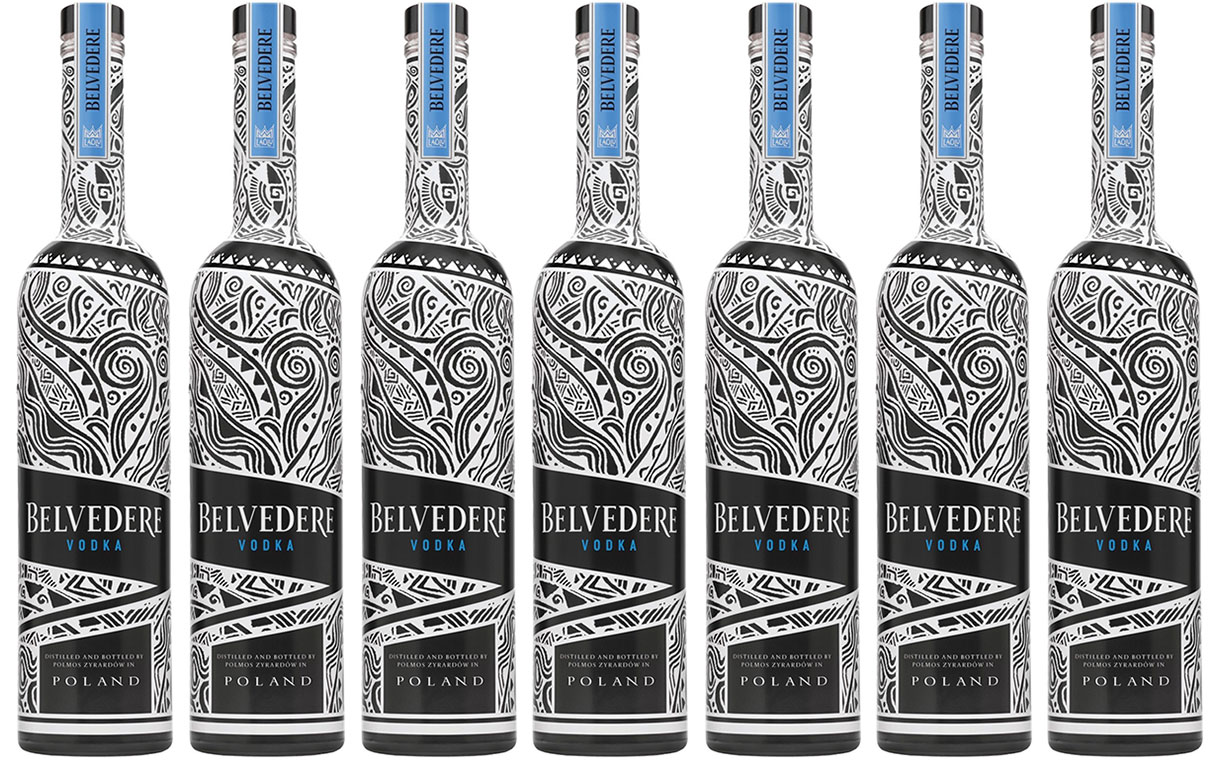 Belvedere Vodka launches new bottle with a full wrap sleeve