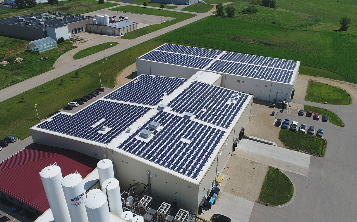 Emmi Roth installs solar panels at Wisconsin cheese-making site