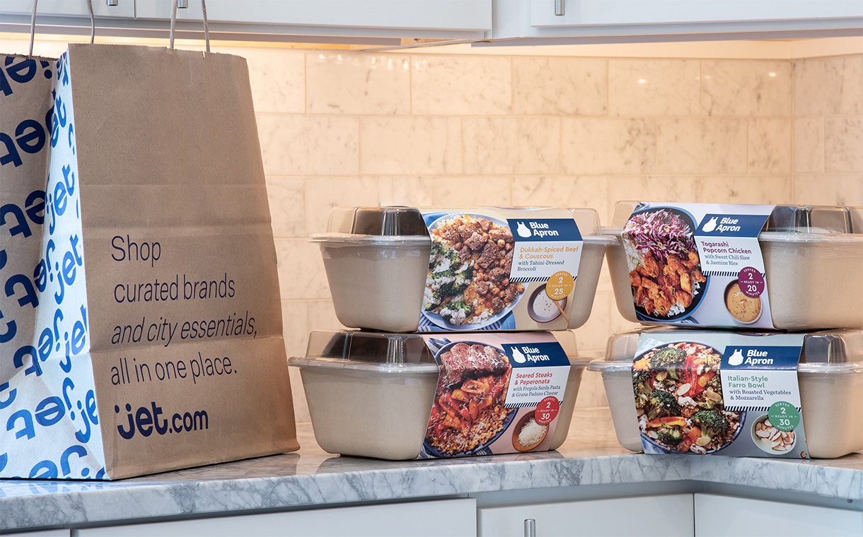 Blue Apron to sell its meal kit line through Walmart-owned Jet.com