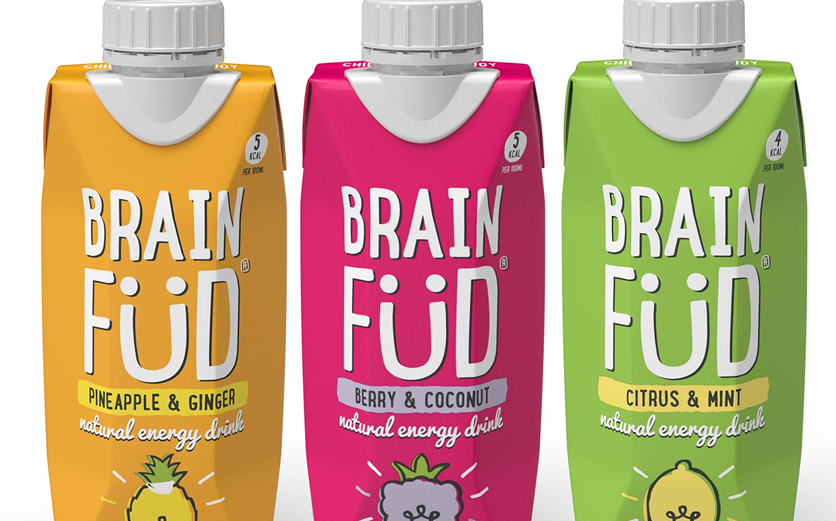 Brain Füd’s natural energy drinks relaunched in Tetra Pak cartons