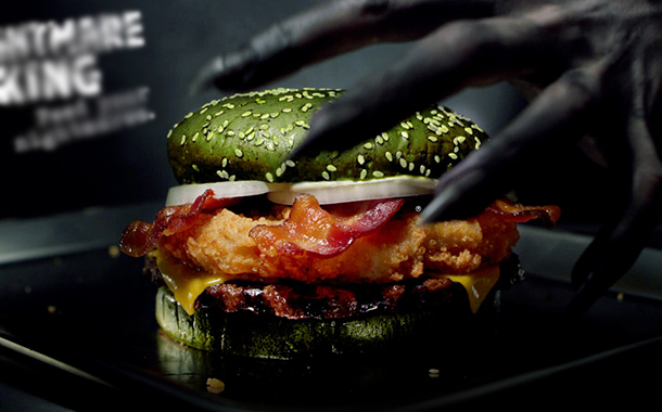 Burger King creates 'nightmare inducing' halloween burger