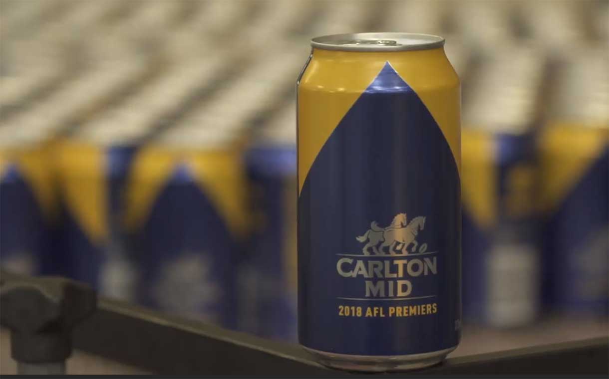 CUB launches West Coast Eagles beer cans after premiership win