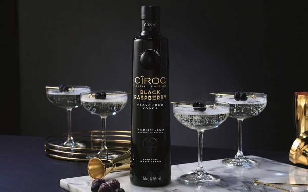 Diageo unveils black raspberry Cîroc vodka variant for winter
