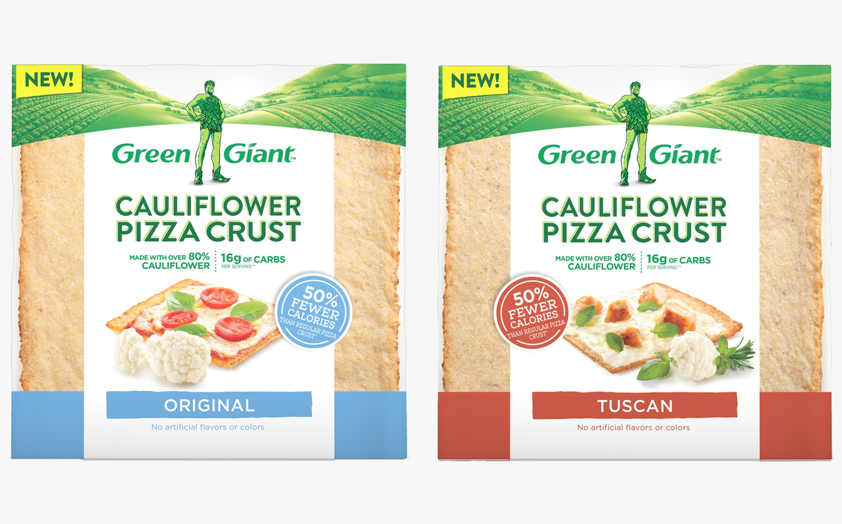Green Giant releases cauliflower crust pizza bases