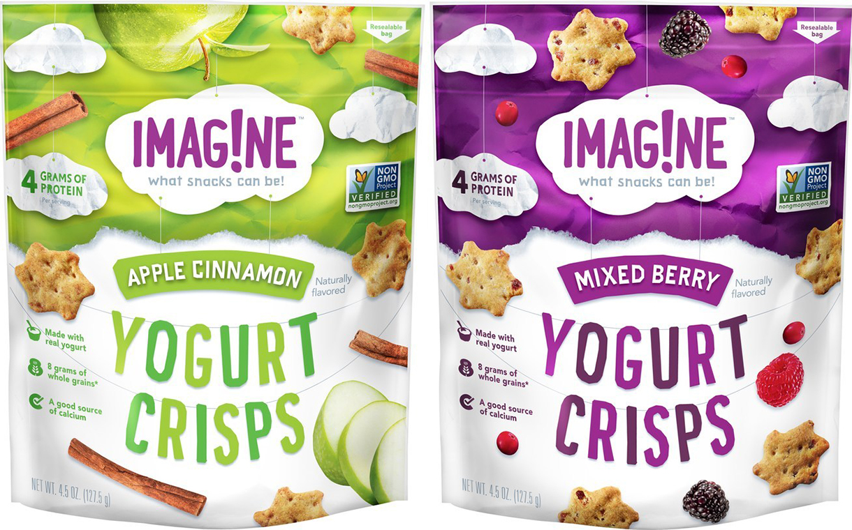 PepsiCo unveils Imagine snacks made with yogurt and cheese
