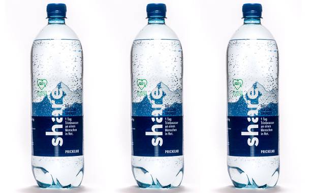 KHS designs 100% rPET water bottle for German firm Share