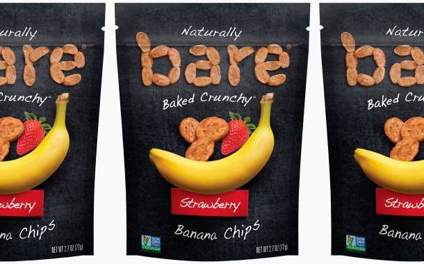 Bare Snacks releases new banana and strawberry fruit chips