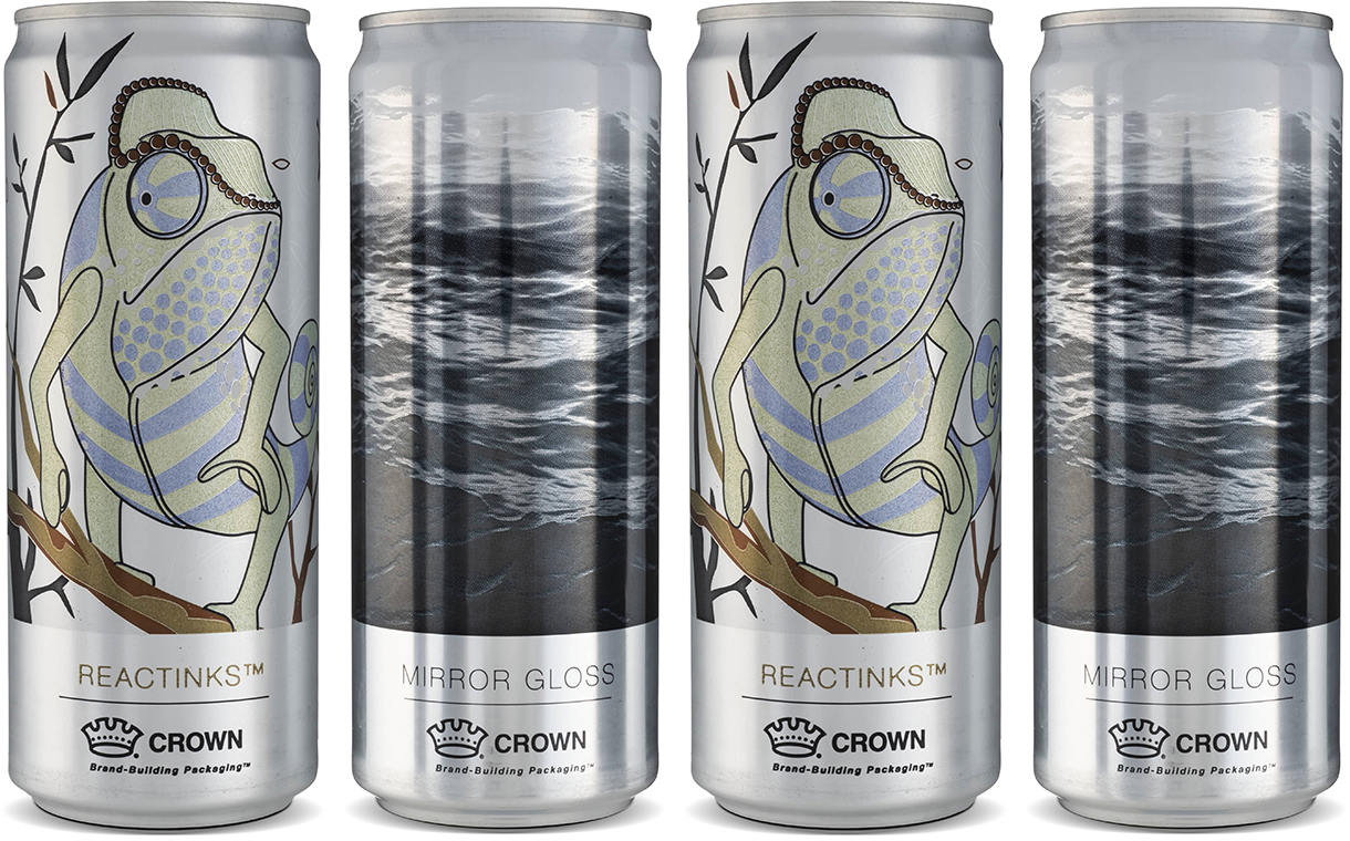 Crown’s decorative can finishes seek to build customer loyalty