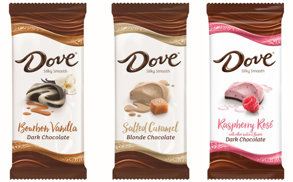 Mars releases new range of Dove chocolate bar flavours in the US