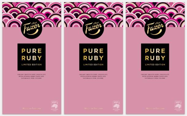Fazer Group to introduce limited-edition ruby chocolate bar